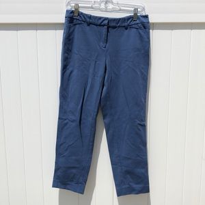 WHBM blue slim ankle pants